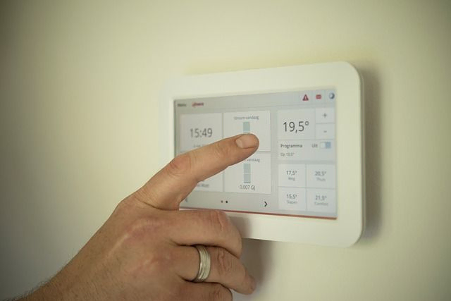 panel de activación de calefacción